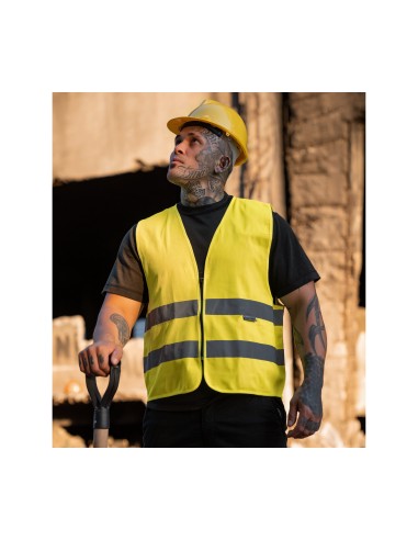 KOR-RX217-Hi-Vis Safety Vest Cologne With Front Zipper